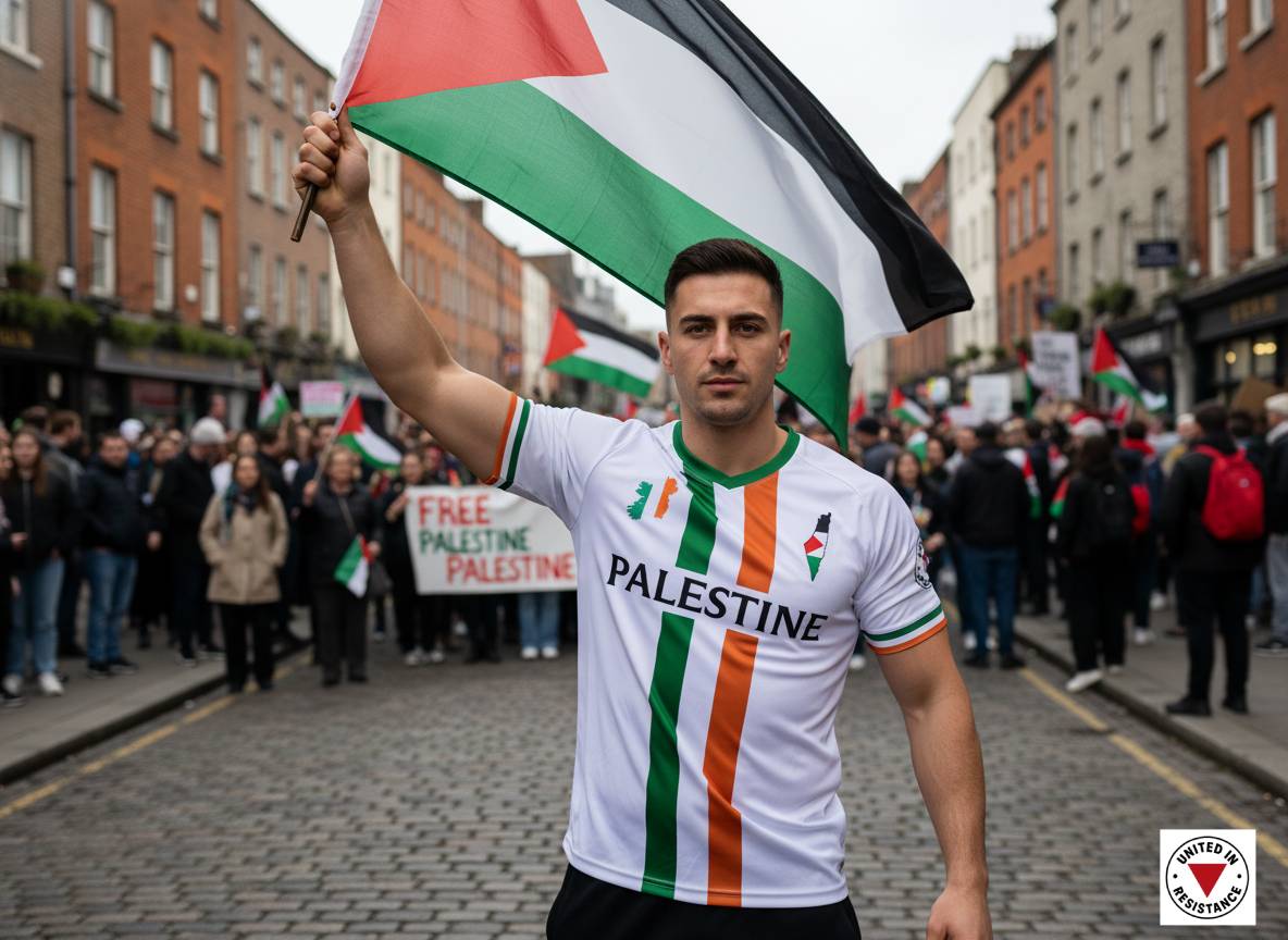 Ireland Palestine Jersey - Irish Unity Edition